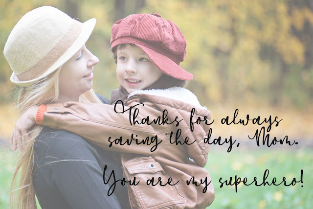 Thanks for always saving the day, Mom. You are my superhero! | AffordableLED.com