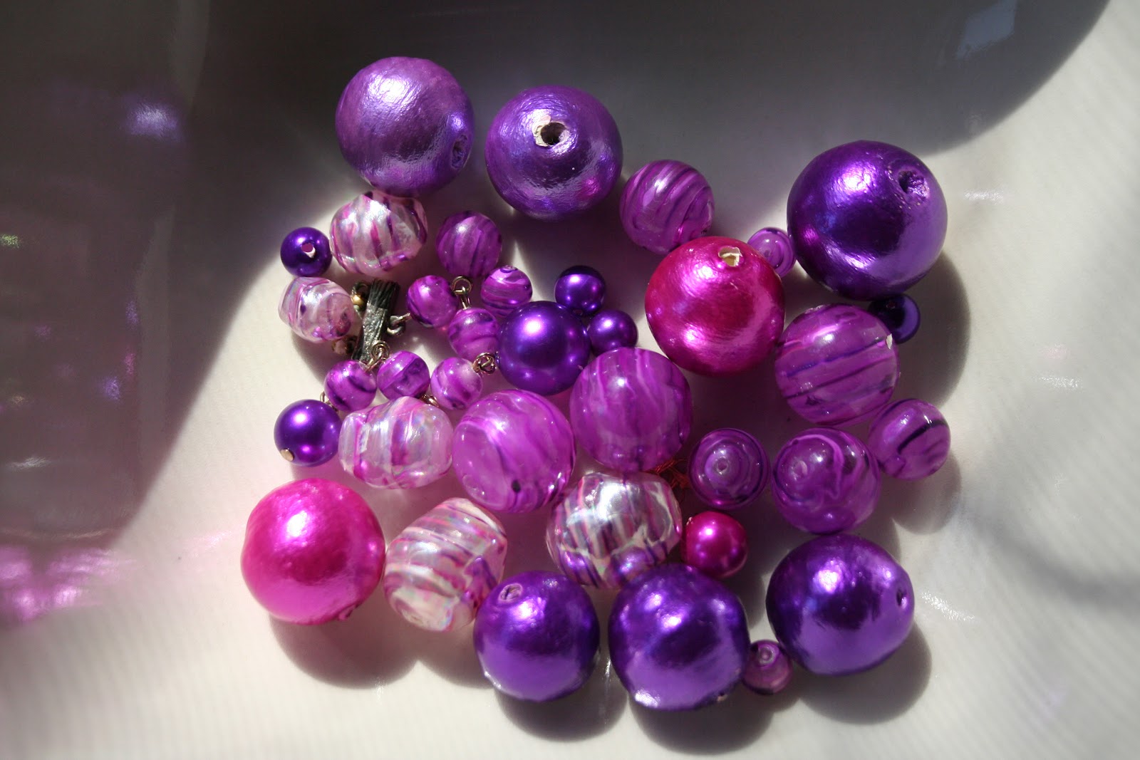 Vitamin C... A Daily Dose of Creativity Vintage Bead Necklace