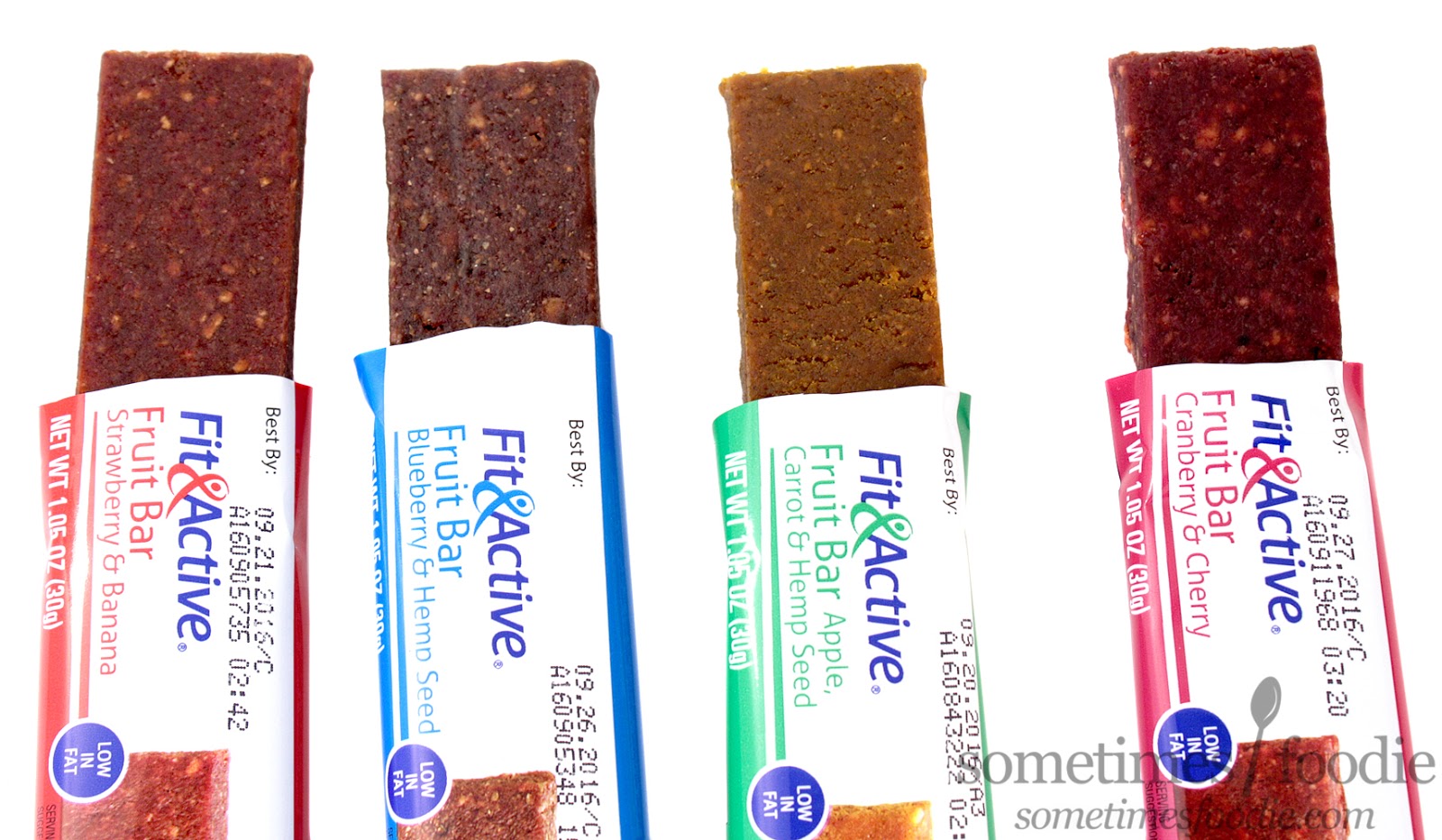 Sometimes Foodie 4 Flavors of Fit & Active Fruit Bars Aldi