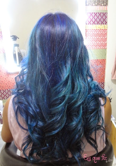 Cabelos Com Luzes Azul - Cabelos Com Luzes