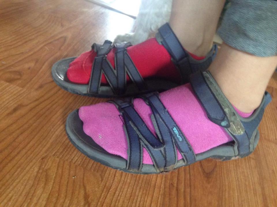 Girls Rock Socks and Sandals: Teva Tuesday #17