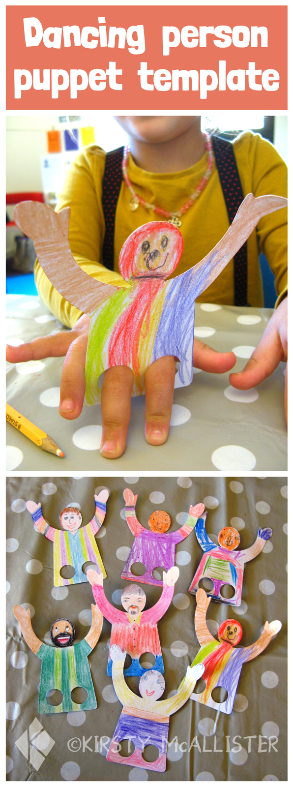 Miscellany of Randomness Dancing person finger puppet