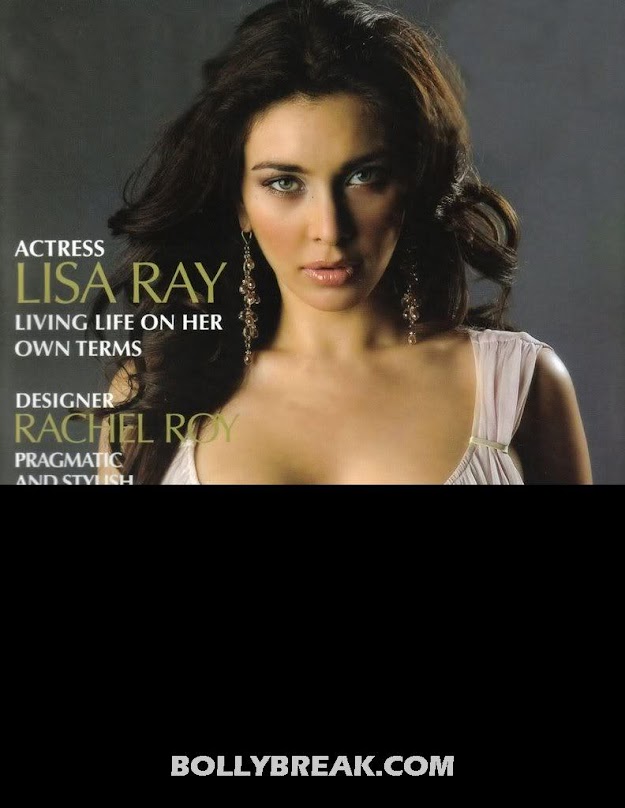 Lisa Ray Busty Magazine Hot Pics