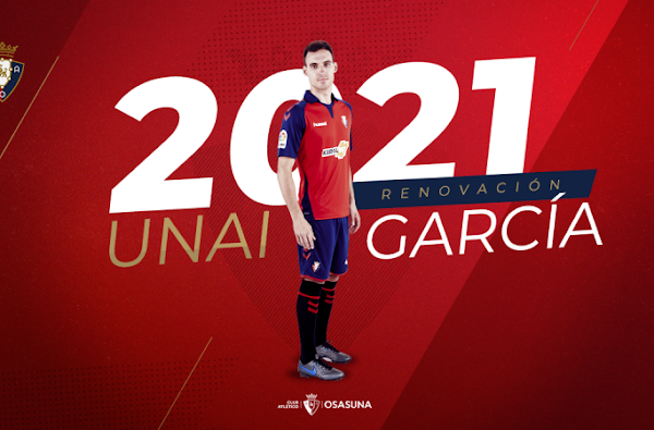 Oficial: Osasuna, renueva Unai García hasta 2021
