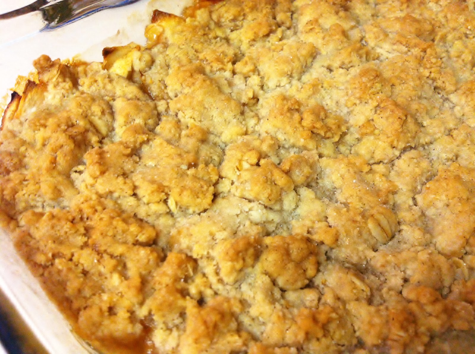 Handmade by CJ Maple Oatmeal Apple Crisp
