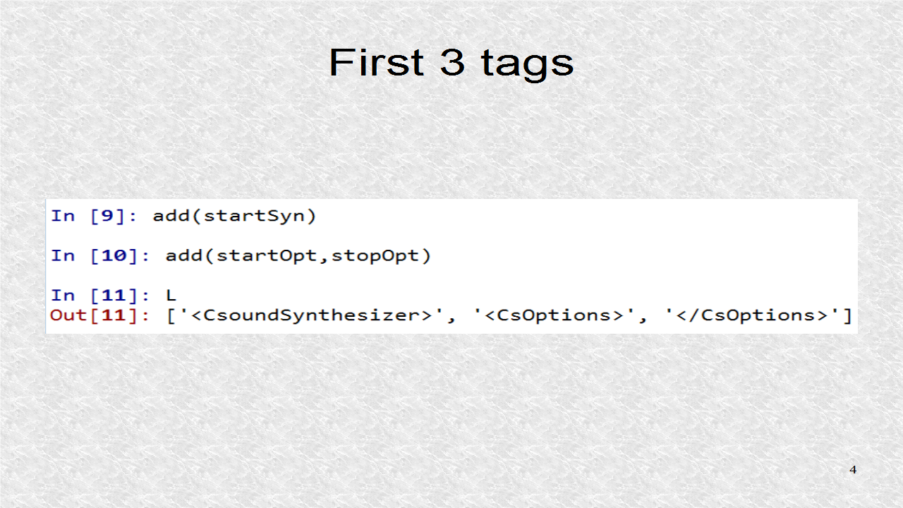 Audio Programming In Python: 17. Using the Csound Module
