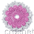 Motivo flor a crochet Motivo flor a crochet