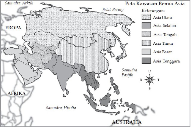Ilmu Pengetahuan Sosial SMP ++ Letak Geografis Benua Asia