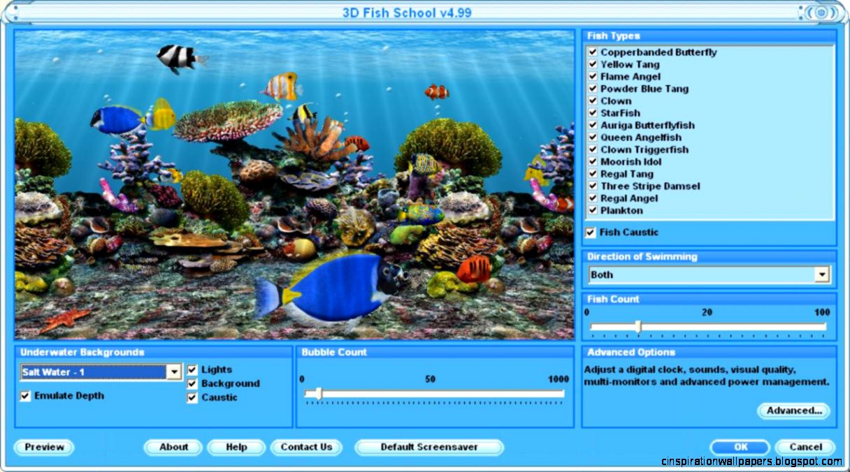 3D Fish Screensaver Free Virtual Fish Aquarium Download