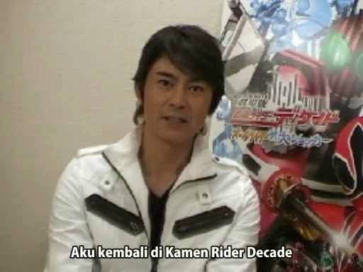 Interview Kotaro Minami di Kamen Rider Decade (Subtitle Indonesia)