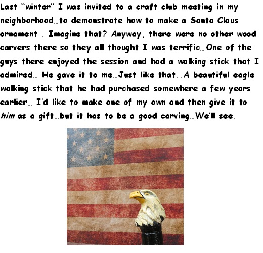 Long Island Wood Carvers Association My Boy Scout!