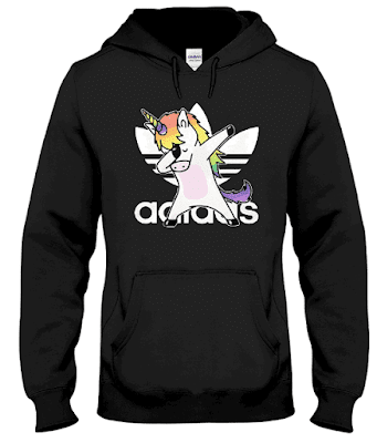 Unicorn Dabbing Adidas Hoodie Sweatshirt Jacket Sweater