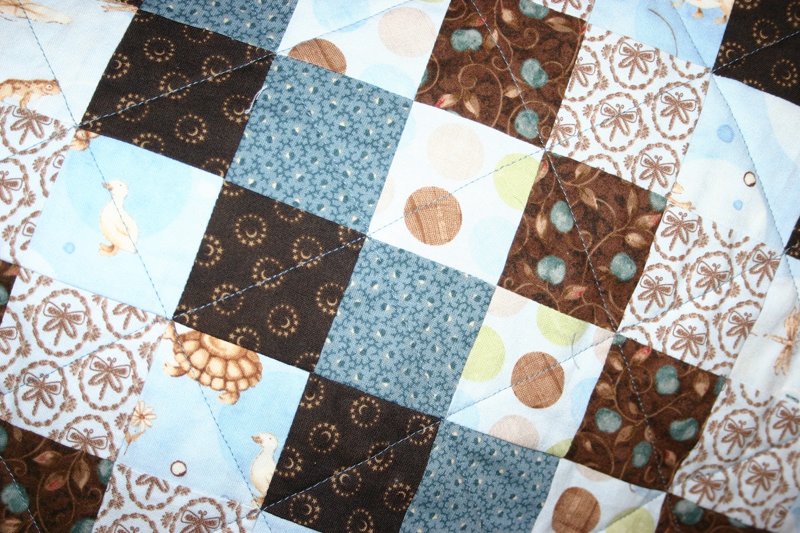 Baby Boy Blue Quilt!