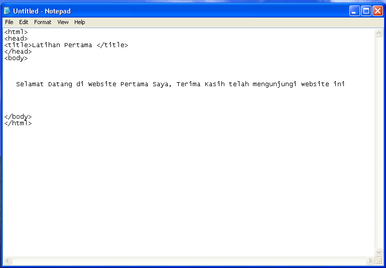 Tutorial Programming & Design Grafis Membuat site Dasar