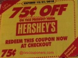 Hershey's Coupon save $0.75