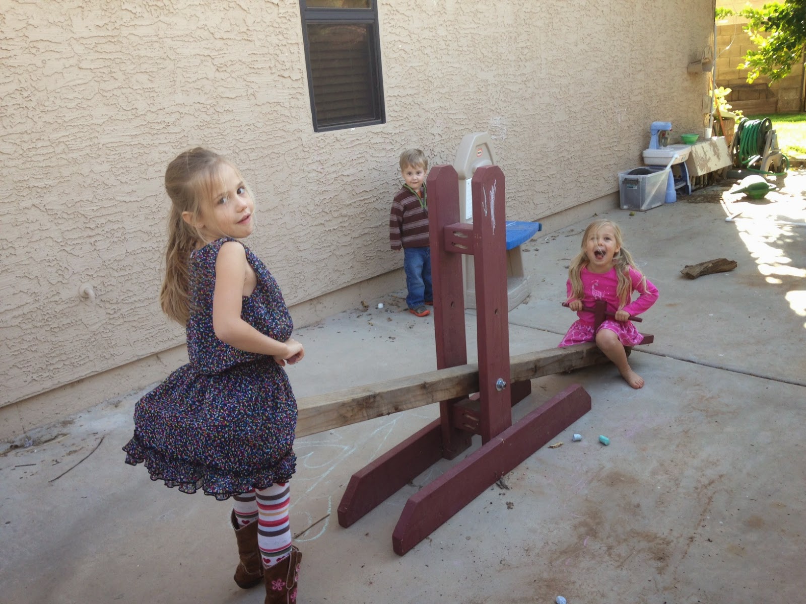 Renaissance Dad Easy Homemade Teeter Totter