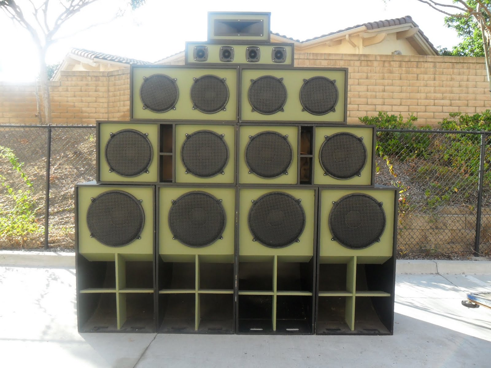 Jamaican Sound System Speaker Boxes