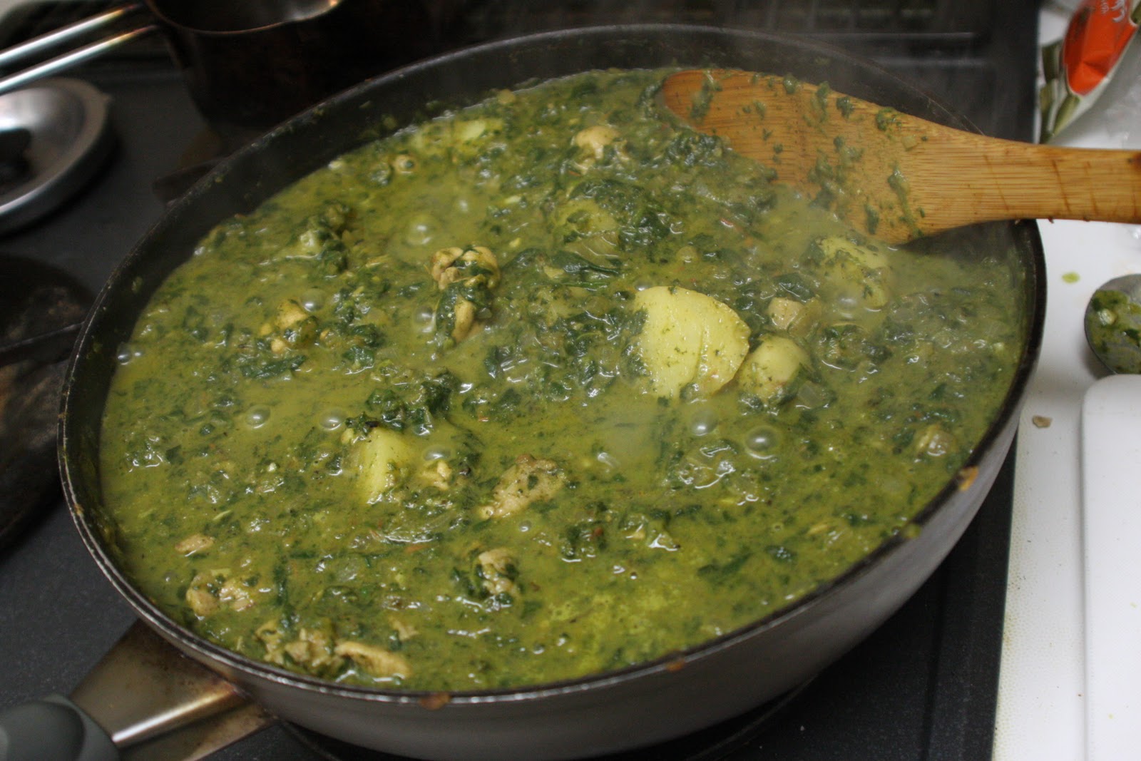 food o'clock Indian Spinach Curry