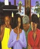 Women at prayer.