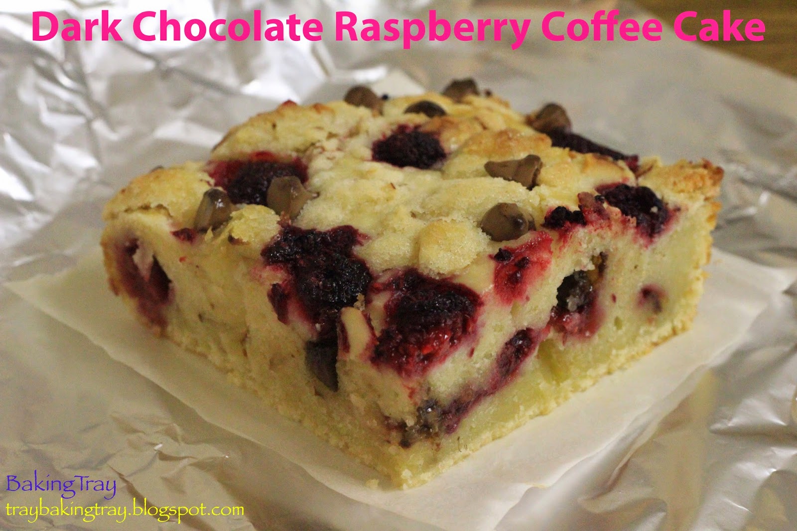 BAKING TRAY \________/ Birthday bake Dark Chocolate Raspberry