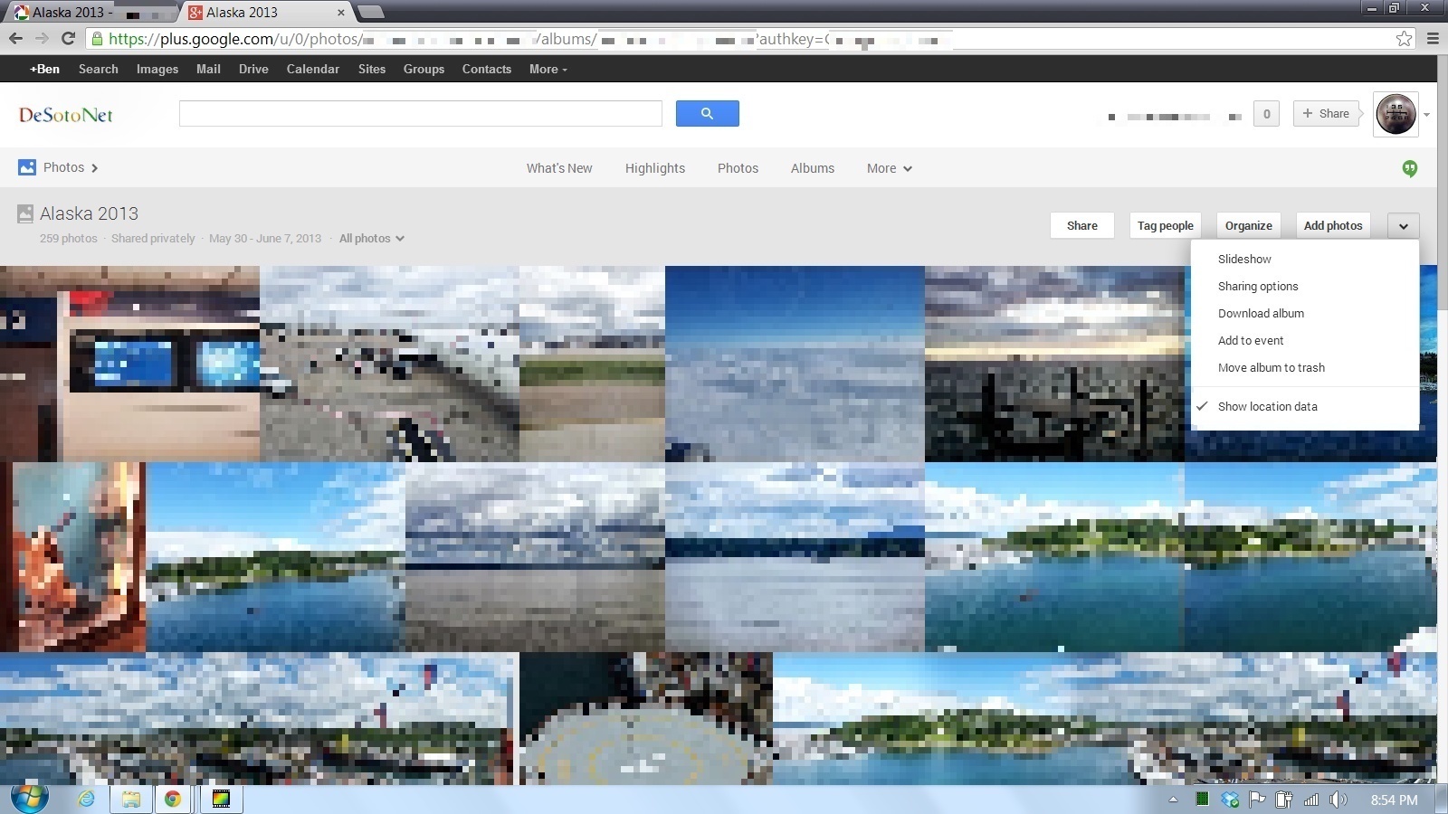 Ben's Blog: Google Plus Photos NOT