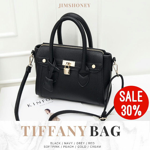 Jims Honey Tiffany Bag Black