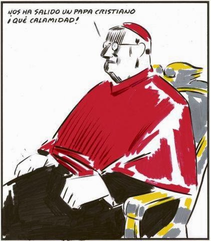 La viñeta de El Roto, a propósito del nombramiento del Papa Francisco