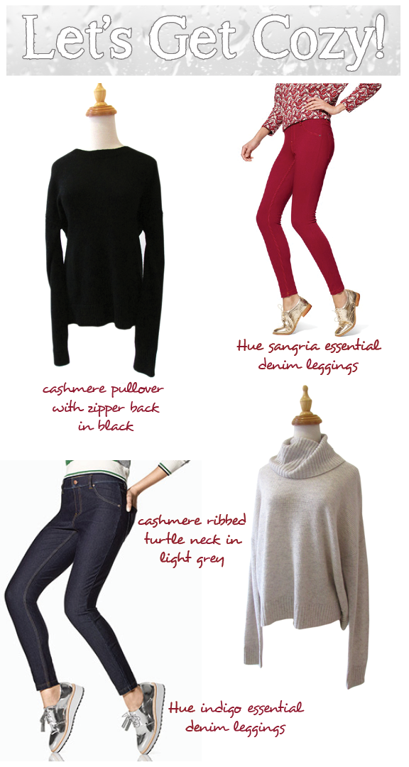 Twisted Sisters boutik: Get cozy with cashmere and leggings!