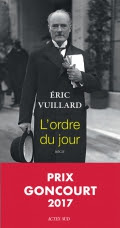 L'ordre du jour @ Clube de Leituras Éric Vuillard @ Clube de Leituras