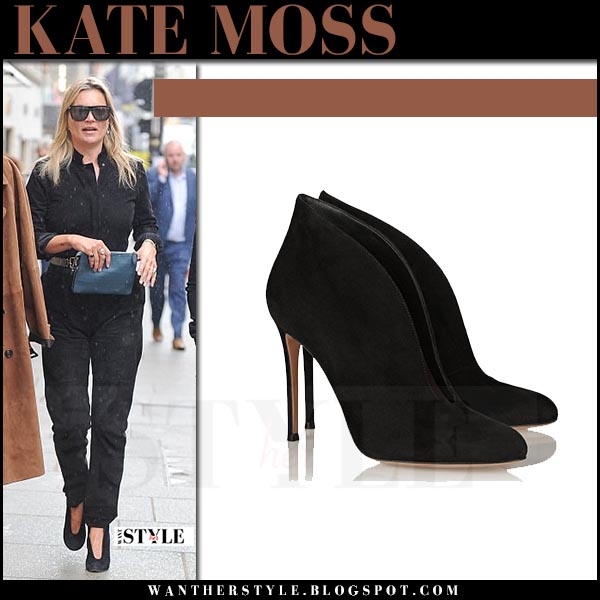 black jumpsuit with booties