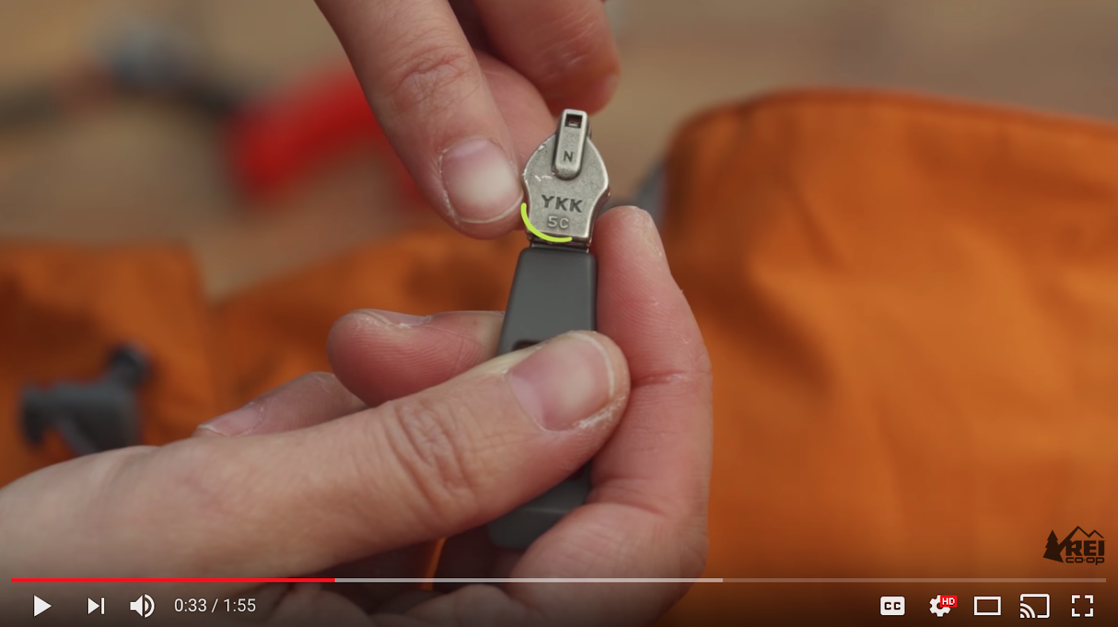 REI How to Fix a Zipper Gr8LakesCamper