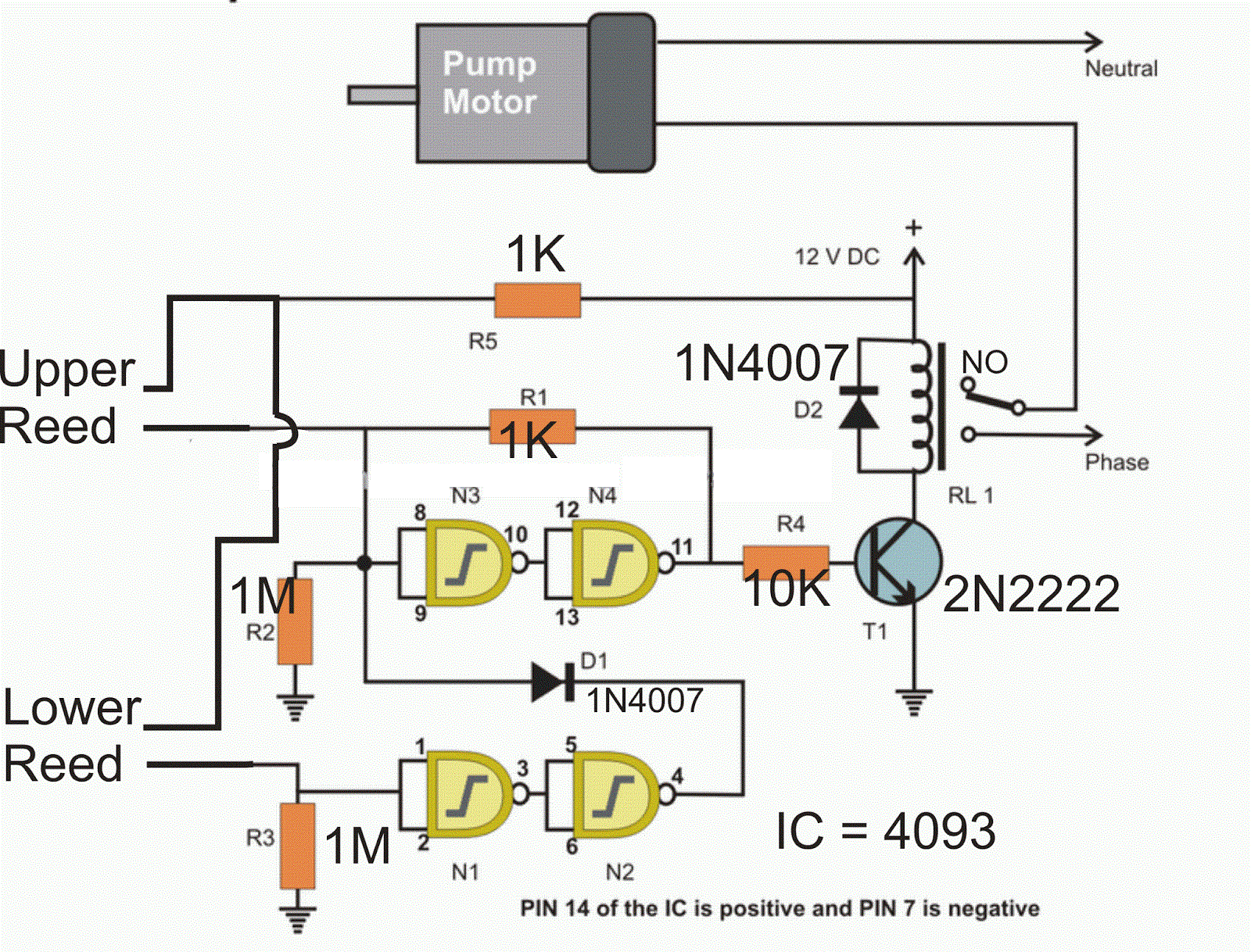 Electronics Projects: Electronic Water Pressure Switch Circuit