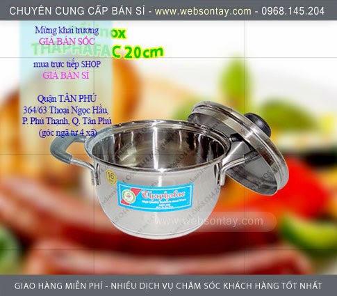 Nồi Inox Thaphafac Nồi 20 Cm Inox 430 Nồi Inox Việt Nam Ban Sỉ