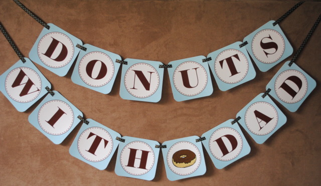Sweet Metel Moments Free Printable Donuts With Dad
