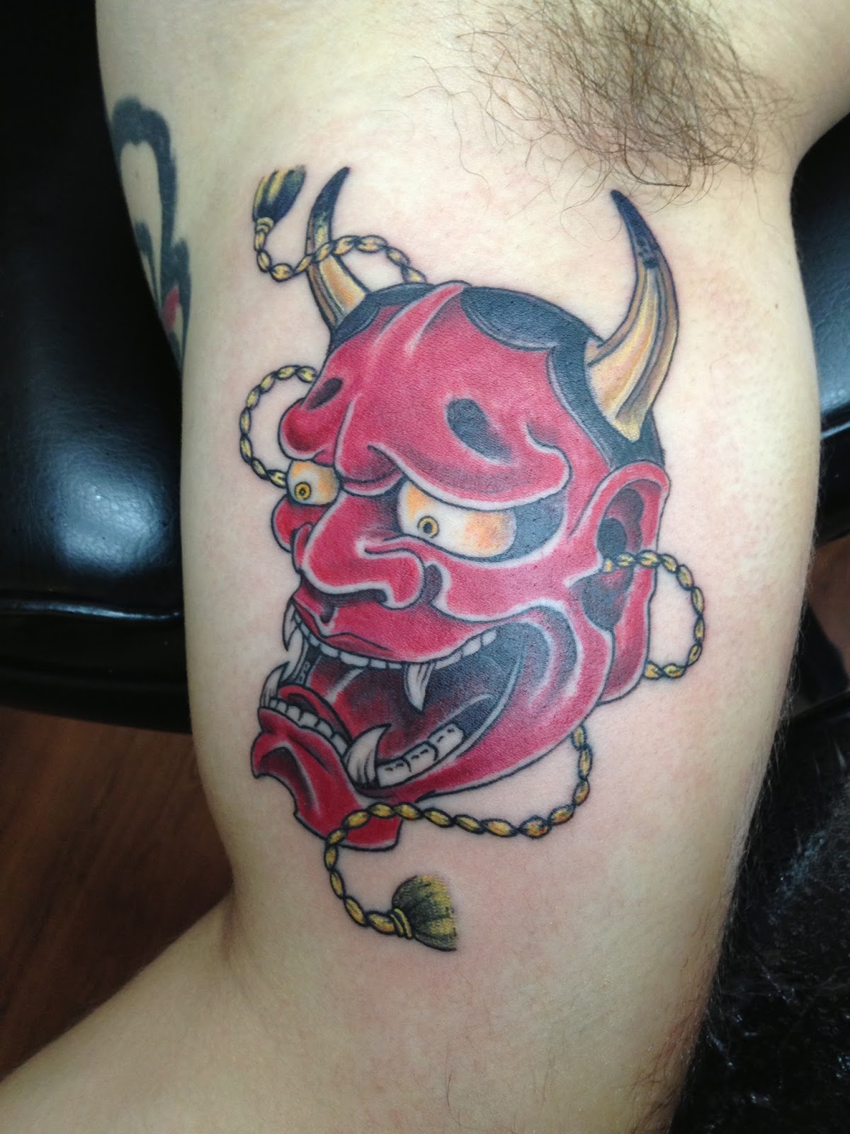 Tattoos by Wojo Hannya Mask