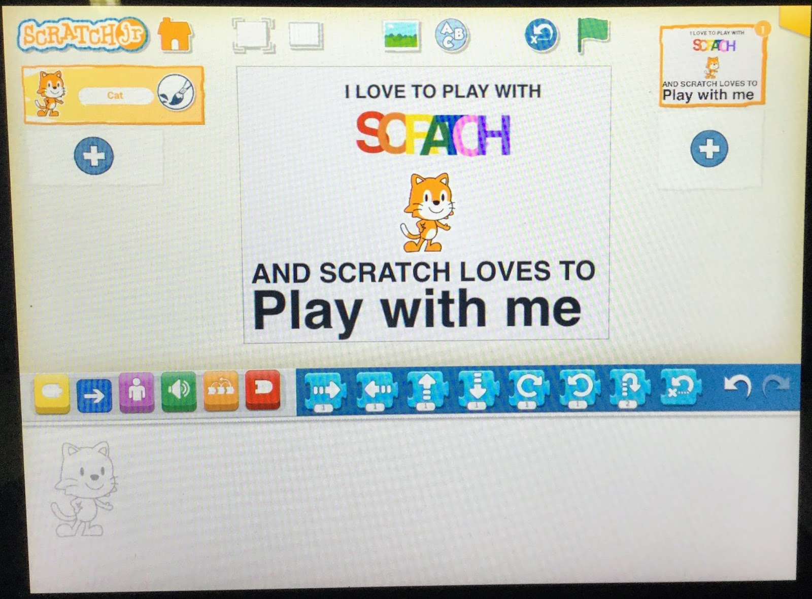 Teacher Squeaks Scratch Jr Perfect for New Coders
