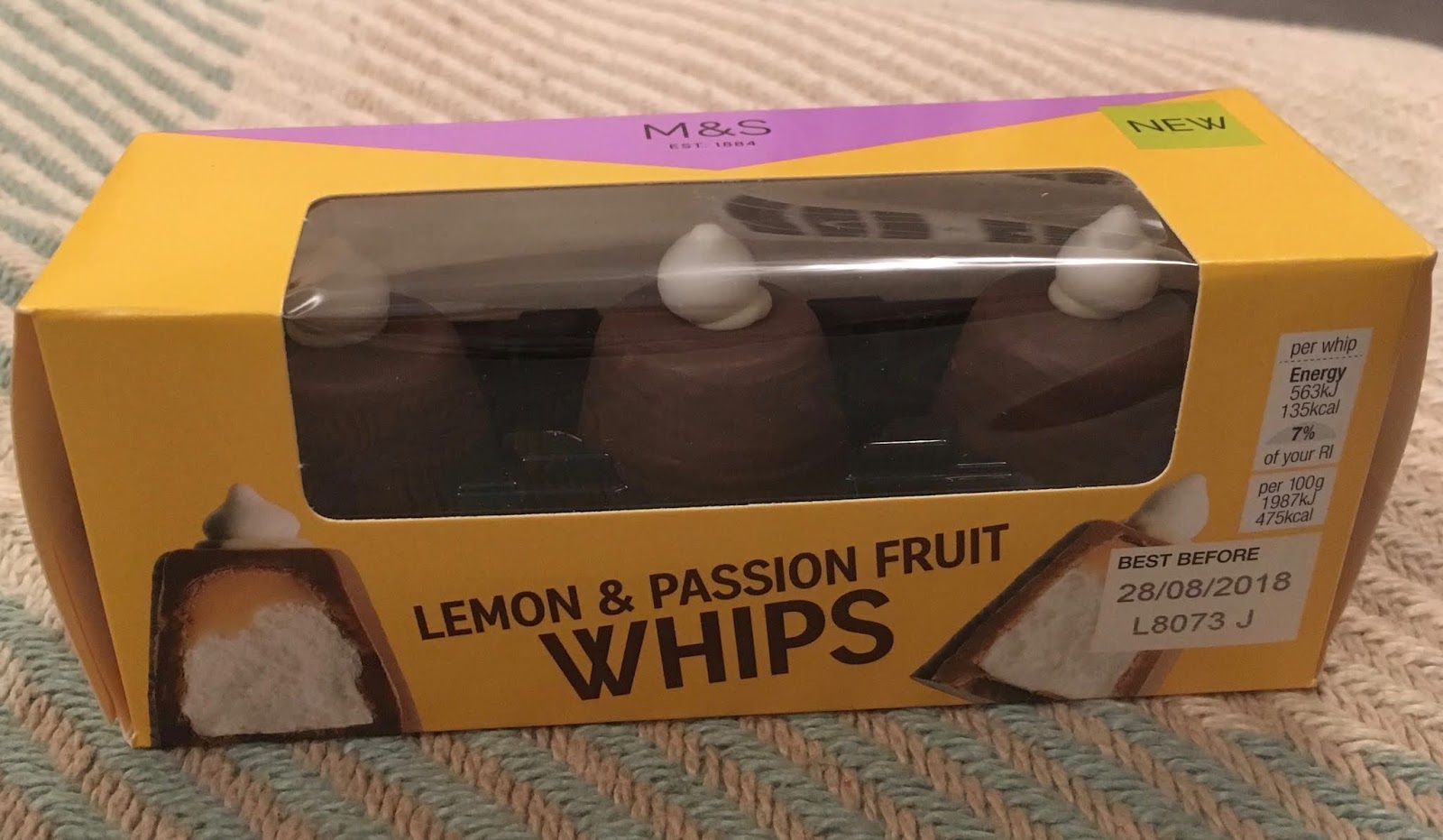 FOODSTUFF FINDS Lemon and Passion Fruit Whips (Marks & Spencers) By