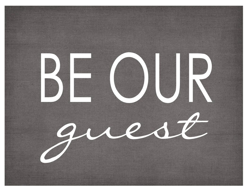 Jones Creek Creations Free Guest Room Printables