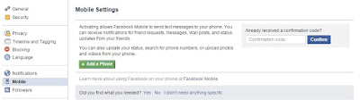How to add mobile number in facebook??