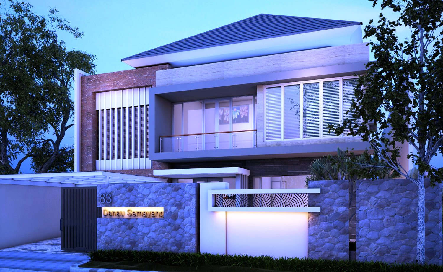 Desain Rumah Mewah 2 Lantai Terbaru Desain Rumah Mewah 2 Lantai Terbaru