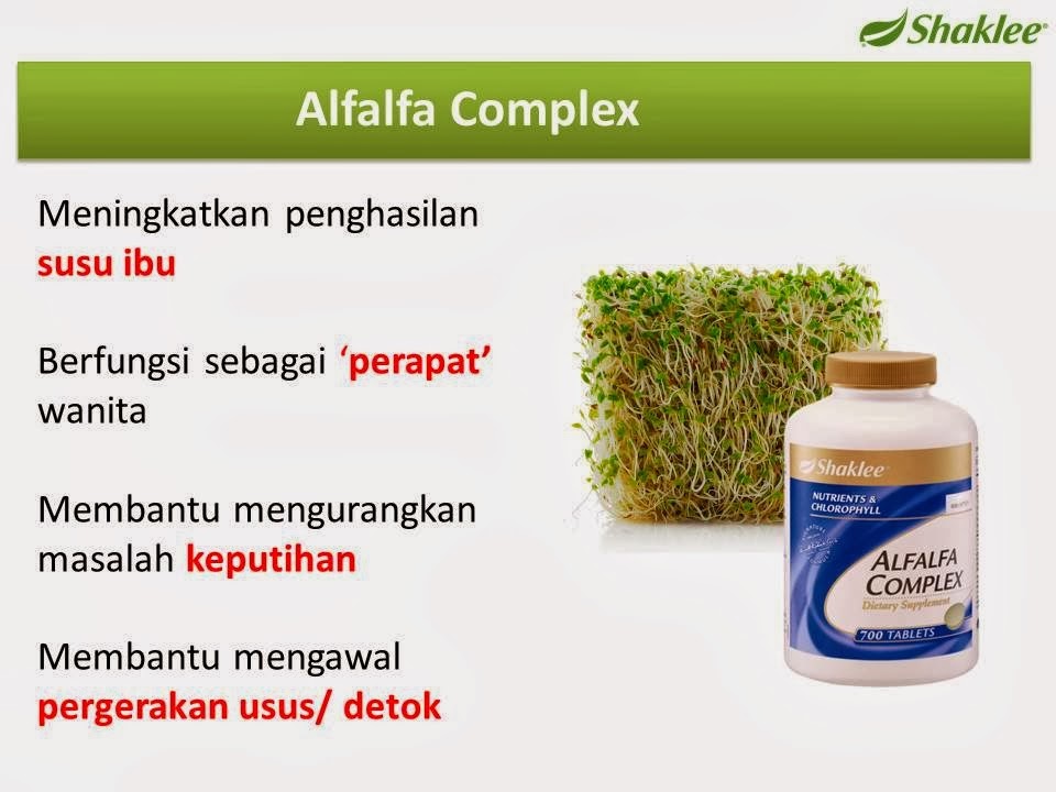 Alfalfa Complex kacip fatimah