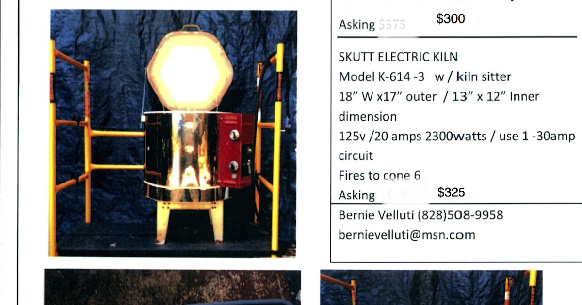 Pottery wheel and kilns for sale in Sylva, North Carolina
