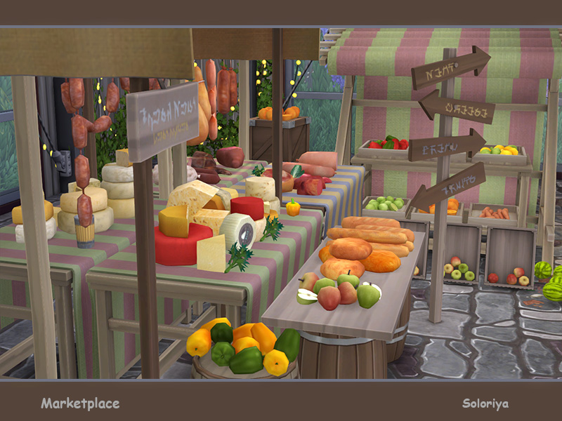 soloriya Marketplace. Sims 4