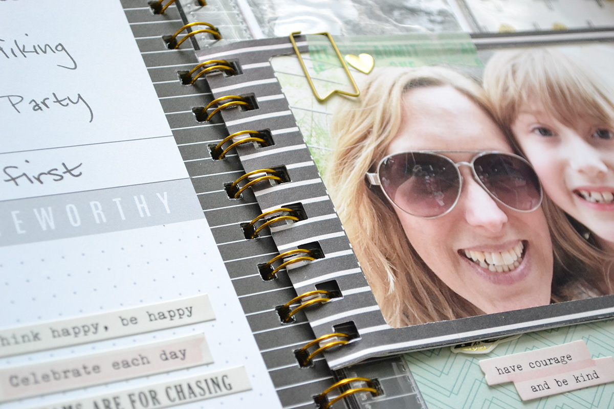 Aly Dosdall photo frame planner insert