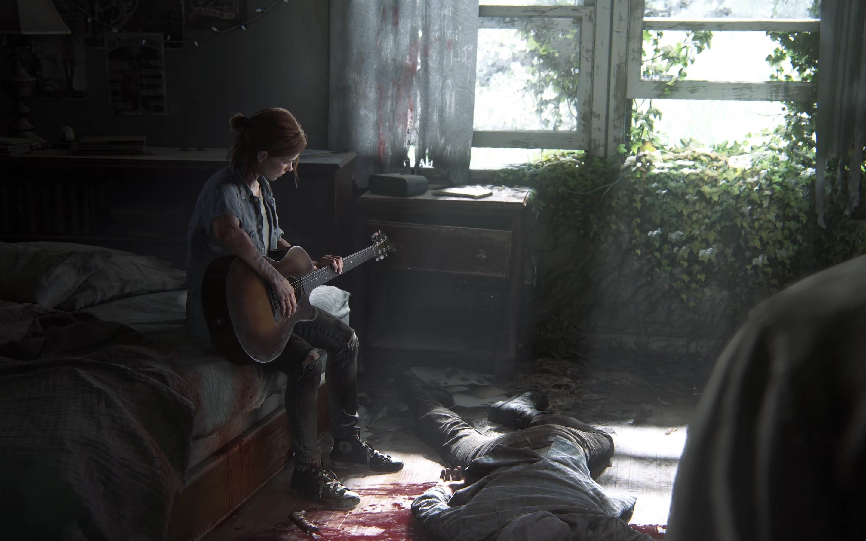 Ellie Guitar The Last of Us 2 4K Wallpaper #5.2208