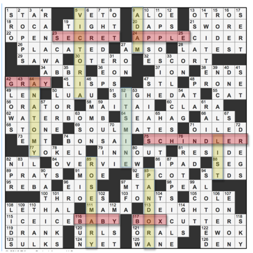 Times crossword