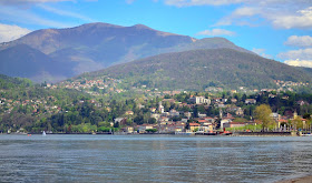 Luino sits on the shore of Lake Maggiore