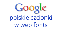 polskie czcionki google webfonts