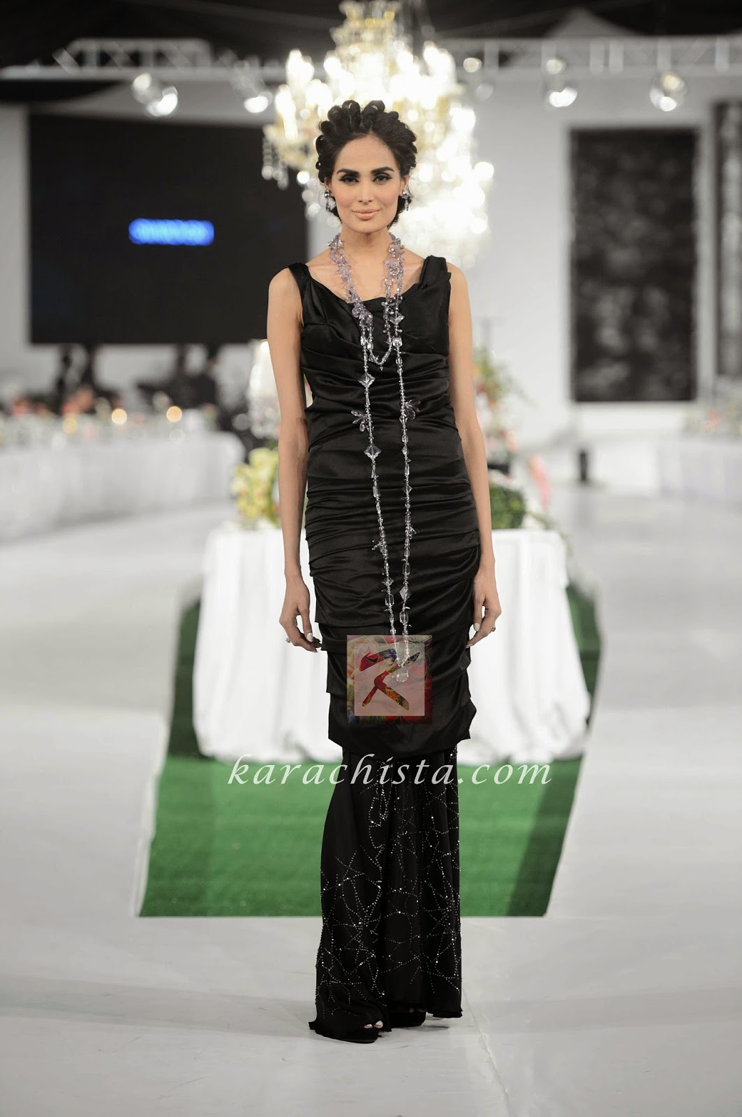 Libas PFDC Swarovski Couture Mehreen Syed in Libas Swarovski crystals ensemble