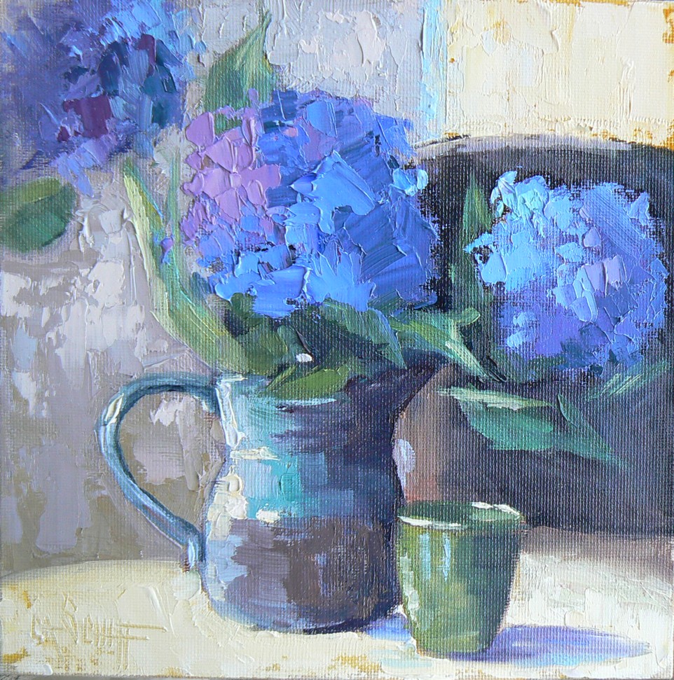 Contemporary Artists of North Carolina Flower Painting, Daily Painting